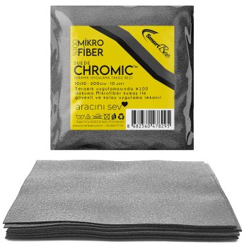 Pânză de aplicare ceramică din microfibre de piele de căprioară 10×10 CHROMIC 10 SmartBee - gri