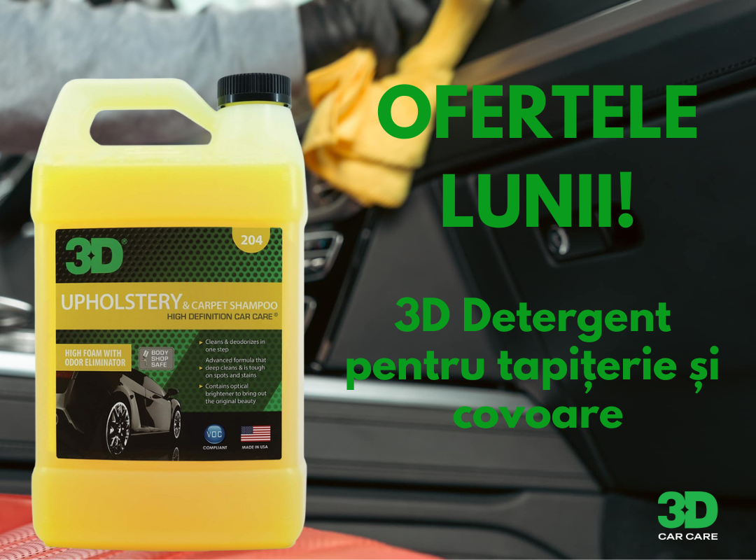 3D Detergent pentru tapiterie si covoare